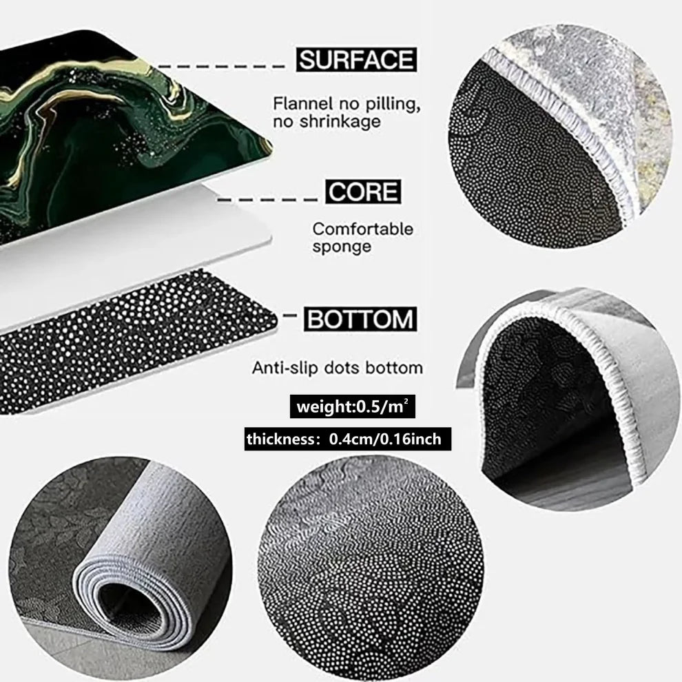 VIKAMA Christmas Cartoon Reindeer Welcome Doormat
