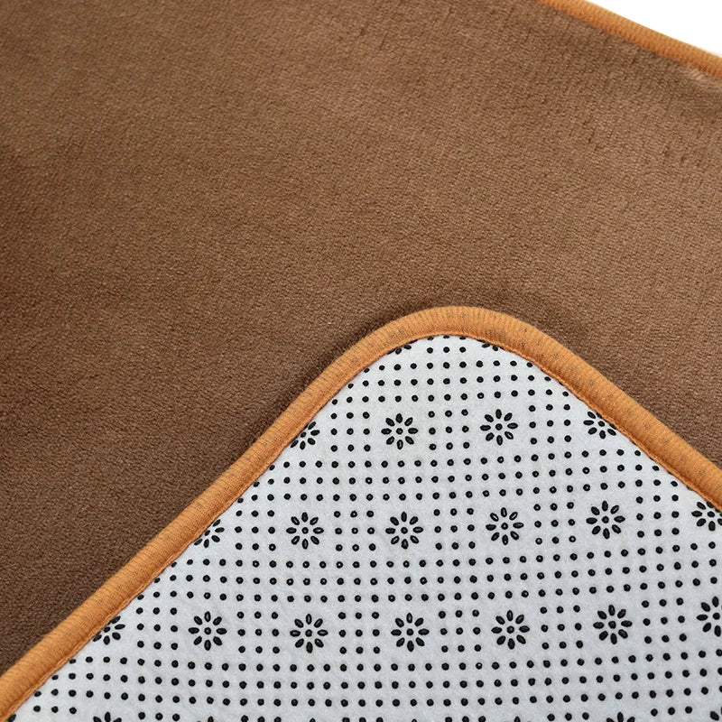 U-Shaped Bathroom Floor Mat Toilet Rug Absorbent Non-Slip Bath Mat Home Decor