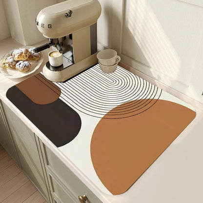 Rubber Super Absorbent Dish Drying Mat
