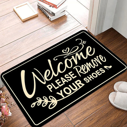 Funny “Please Take Off Your Shoes” Welcome Doormat