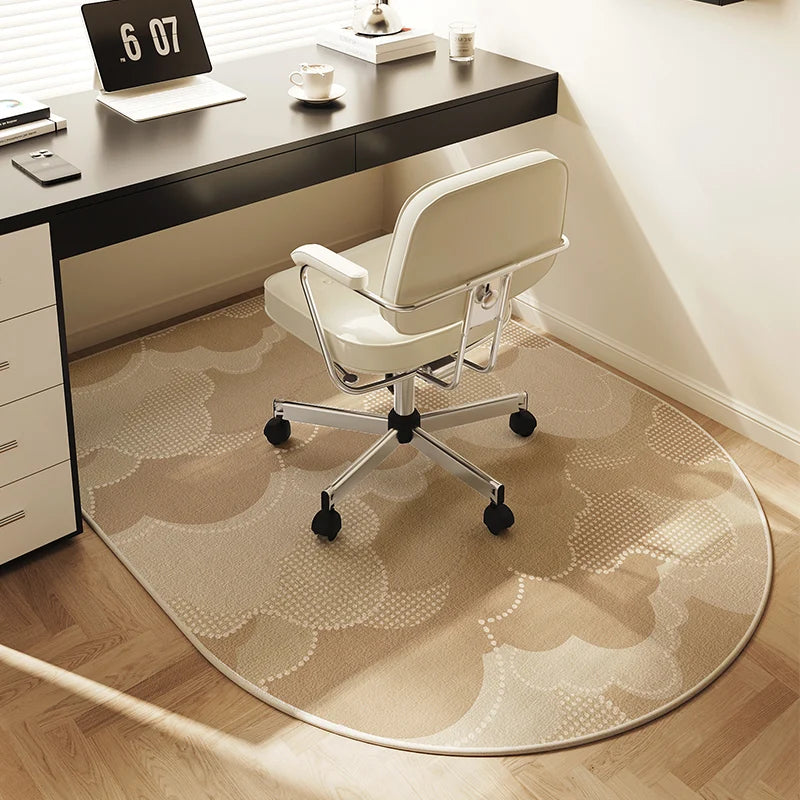 VIKAMA Computer Chair Non-Slip Floor Mat Bedroom Study Under Desk Chair Protection Carpet