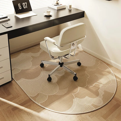 VIKAMA Computer Chair Non-Slip Floor Mat Bedroom Study Under Desk Chair Protection Carpet