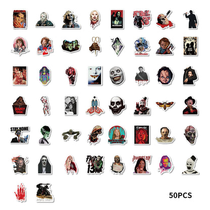 Dark Figure Graffiti Sticker Set 50 Pieces