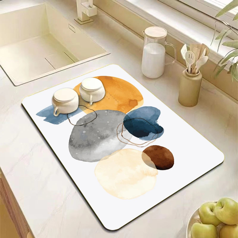 Kitchen Antiskid Dish Draining Mat