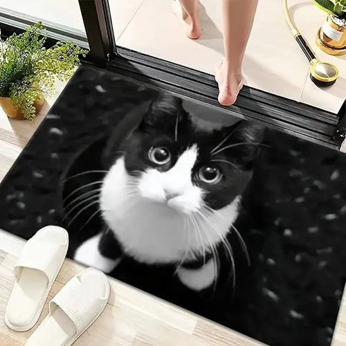 Kitten Anti-Slip Door Mat