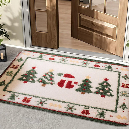 Entrance Non-Slip Floor Mat Water-Absorbent Foot Rug Machine Washable Bedroom Door Mat Home Decor