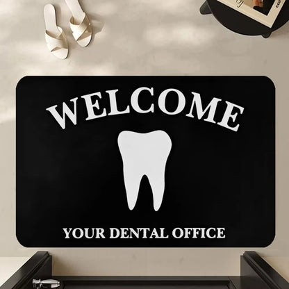 VIKAMA Dentist Teeth Welcome Doormat