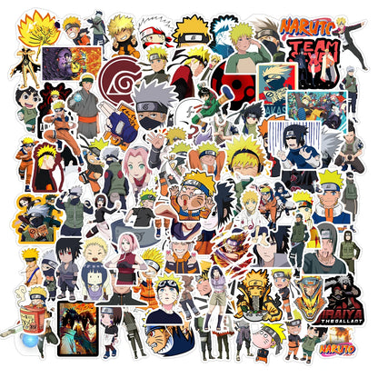 Mixed Anime Waterproof Sticker Set 100 Pieces