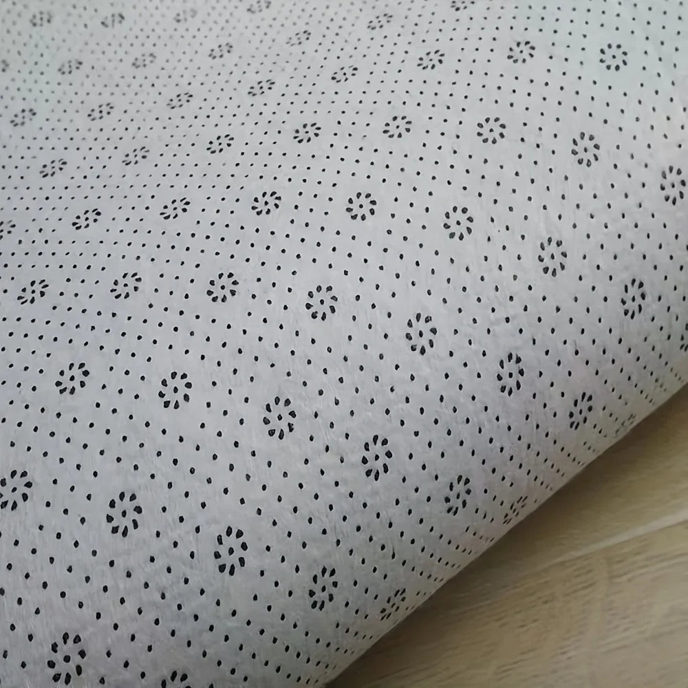Thickened L-Shaped Kitchen Floor Mat Flannel Absorbent Oil-Resistant Non-Slip Soft Carpet
