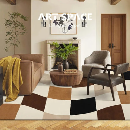Nordic Vintage Irregular Washable Soft Area Rug
