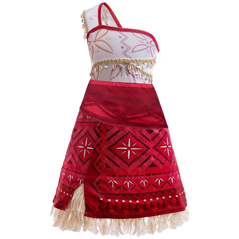 Moana 2 Princess Costume Dress For Girls