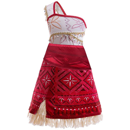 Moana 2 Princess Costume Dress For Girls