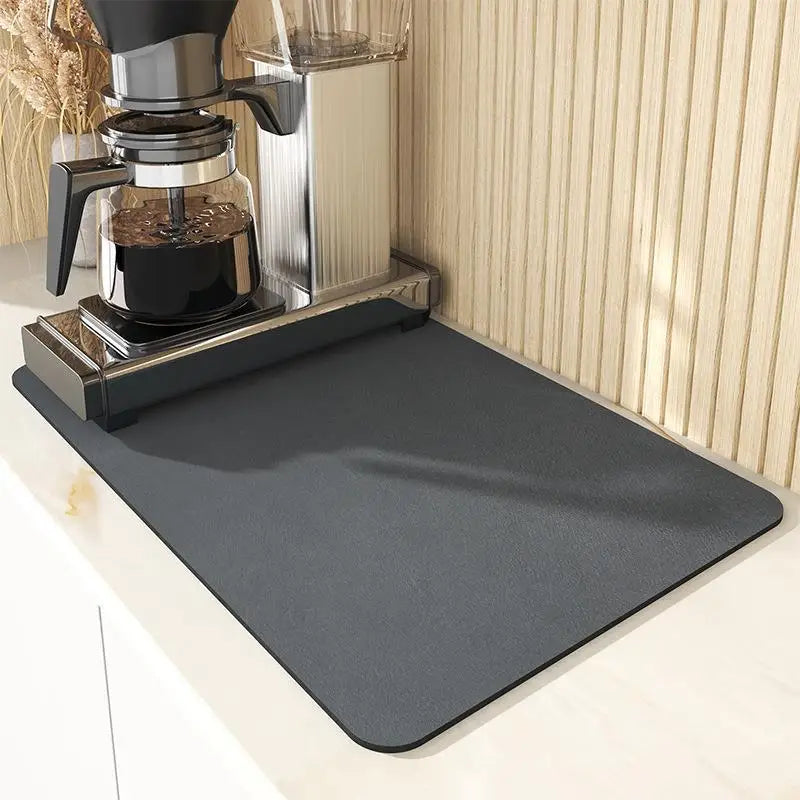 VIKAMA Diatomite Kitchen Mat Drainage Heat-Insulating Non-Slip Bathroom Doormat Home Decor
