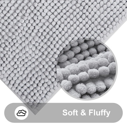 Olanly Chenille Soft Absorbent Bath Mat
