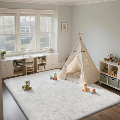 VIKAMA Ultra-Soft Puffy Indoor Area Rug