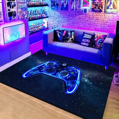 3D Gaming Controller Kids Rug