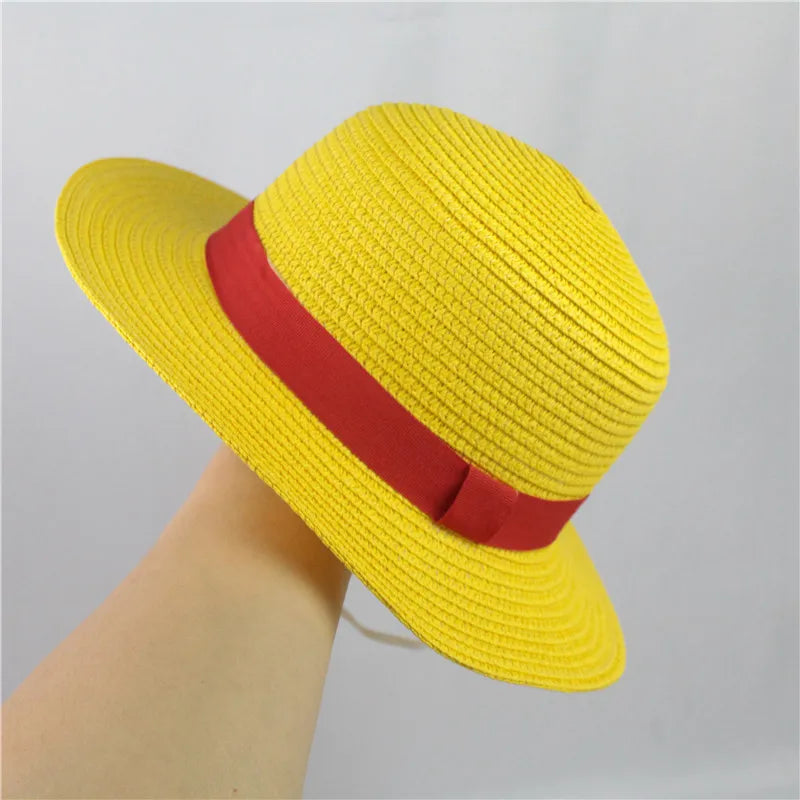 Anime Straw Hat with Neck String