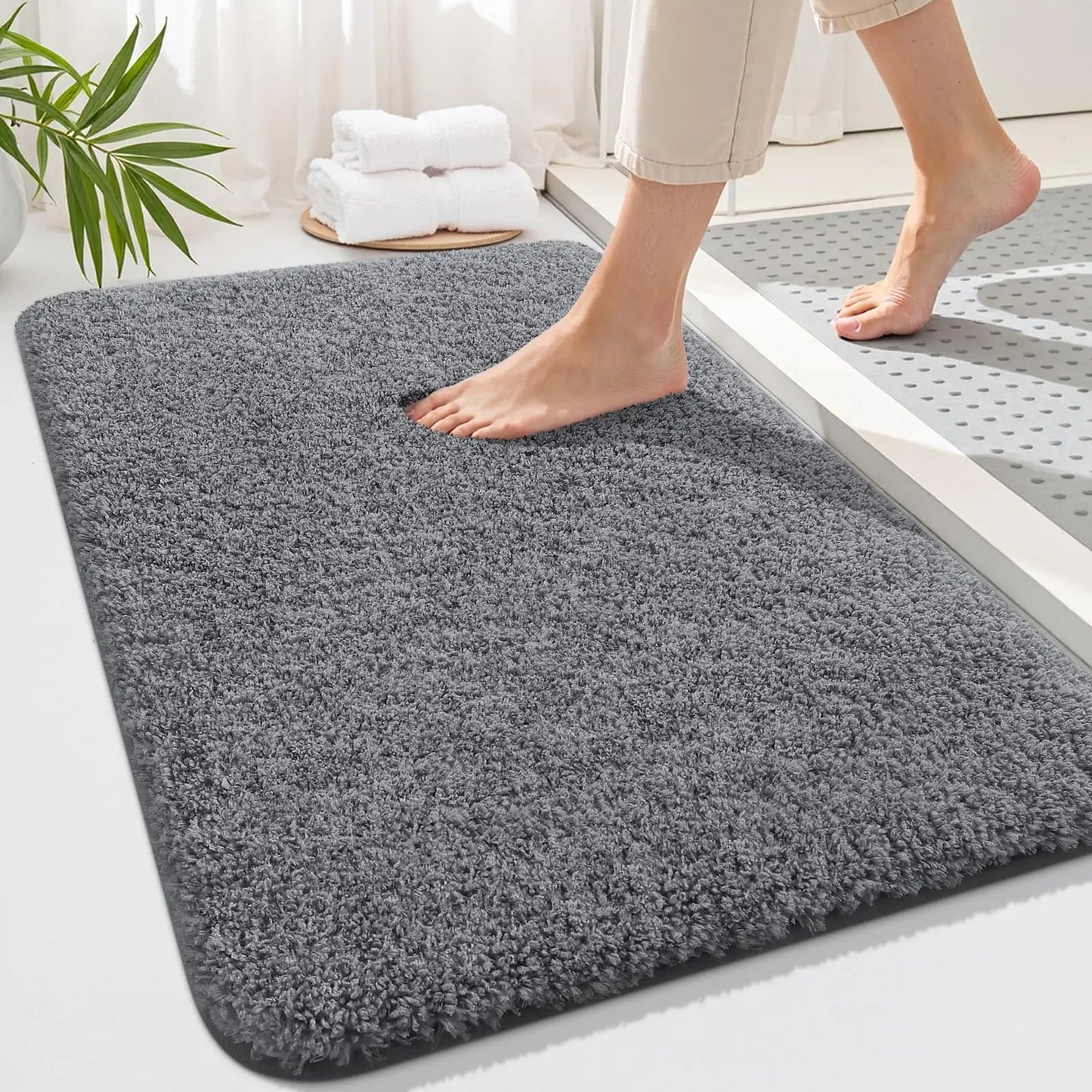 Olanly Soft Absorbent Quick-Dry Bath Mat