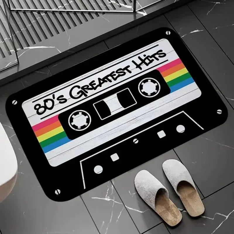 Retro Cassette Tape Bath Mat