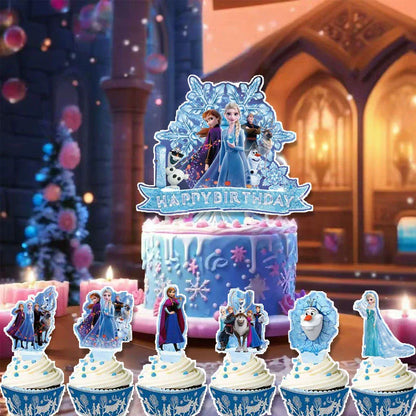 Disney Frozen Elsa Anna Birthday Party Decoration Set
