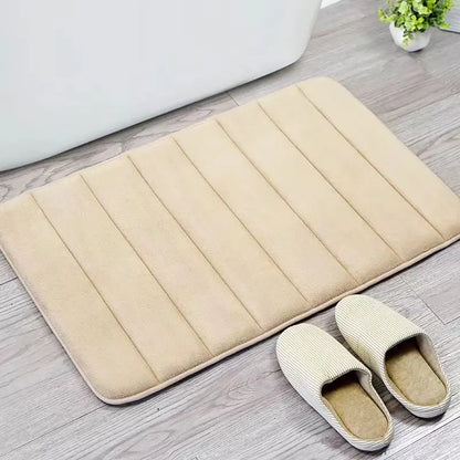 Super Absorbent Bathroom Floor Mat Non-Slip Soft Bath Door Mat Bedroom Kitchen Carpet