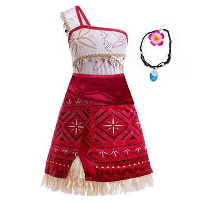 Moana 2 Princess Costume Dress For Girls