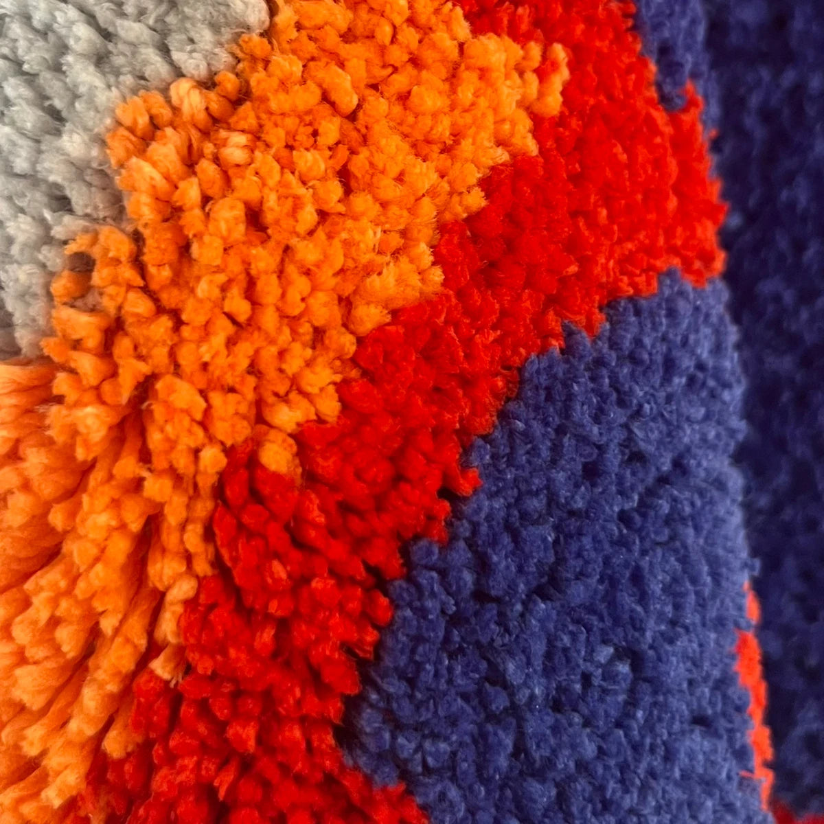 Smile Letter Fluffy Cloud Tufted Rug