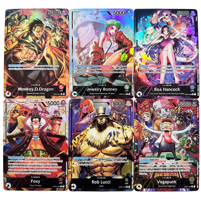 One Piece English Leader Character Card Collection Set