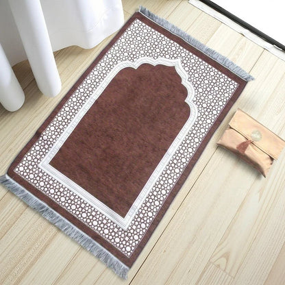 Portable Muslim prayer rug set