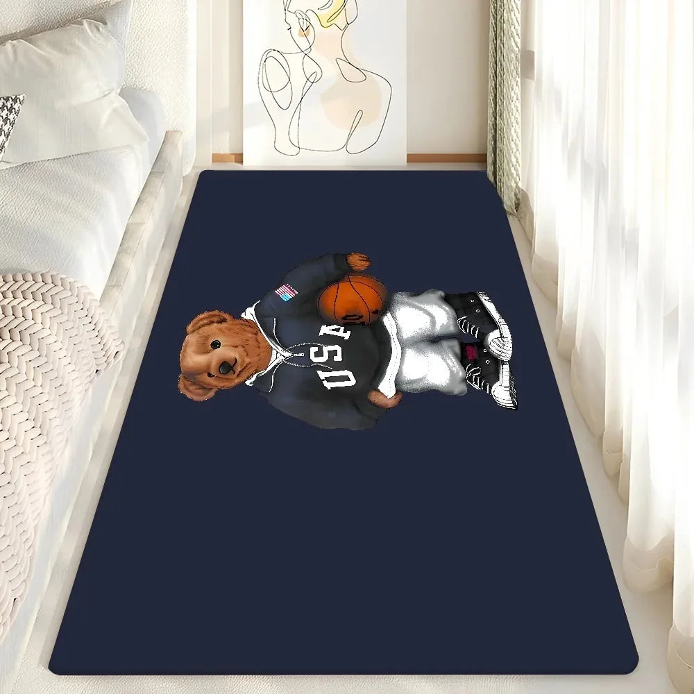 Cute Teddy Bear Non-Slip Floor Mat