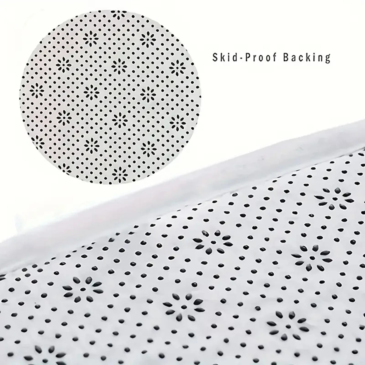 1pc Long Strip Thickened Flannel Kitchen Floor Mat Non-Slip Absorbent Bathroom Door Dirt-Resistant Foot Mat