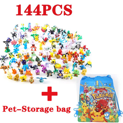 Pokemon Pikachu Anime Action Figure Toy Set 144 Styles
