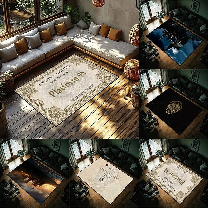 Harry Potter Inspired Floor Rug