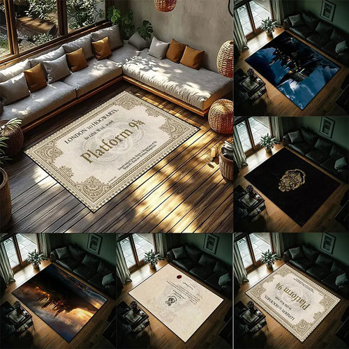 Harry Potter Inspired Floor Rug