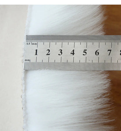 Soft faux fur shaggy area rug