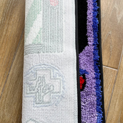 Purple Game Console Tufted Non-Slip Rug