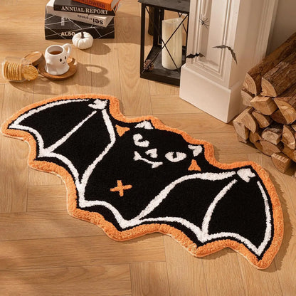 VIKAMA Halloween Ghost Imitation Cashmere Soft Area Rug