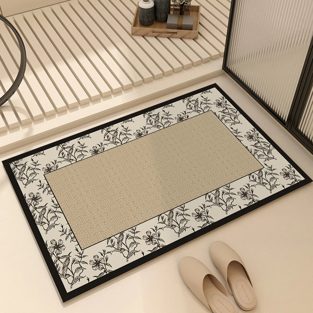 French Diatom Mud Bathroom Non-Slip Floor Mat