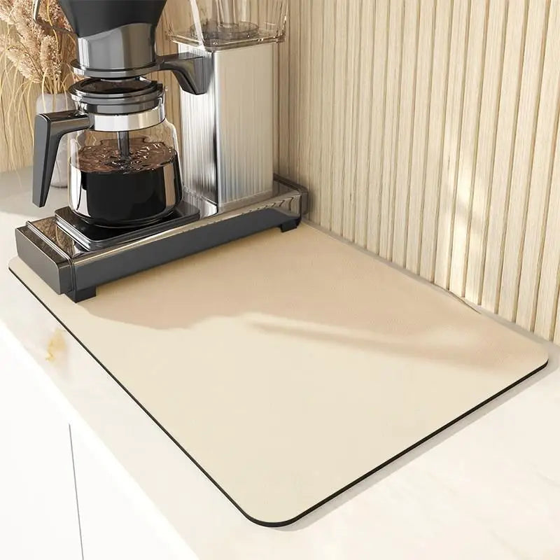 VIKAMA Diatomite Kitchen Mat Drainage Heat-Insulating Non-Slip Bathroom Doormat Home Decor