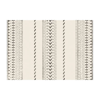 Nordic Zebra Pattern Fluffy Plush Non-Slip Area Rug
