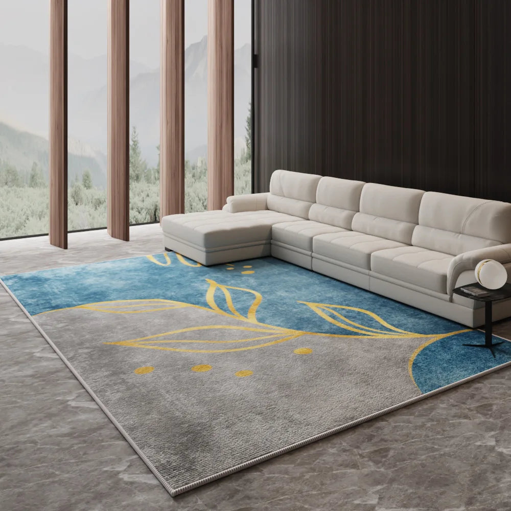 VIKAMA Nordic Light Luxury Large Area Living Room Carpet Sofa Coffee Table Bedroom Floor Mat
