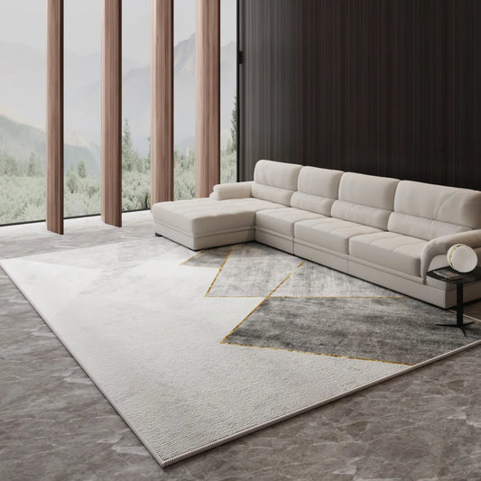 VIKAMA Nordic Light Luxury Large Area Living Room Carpet Sofa Coffee Table Bedroom Floor Mat