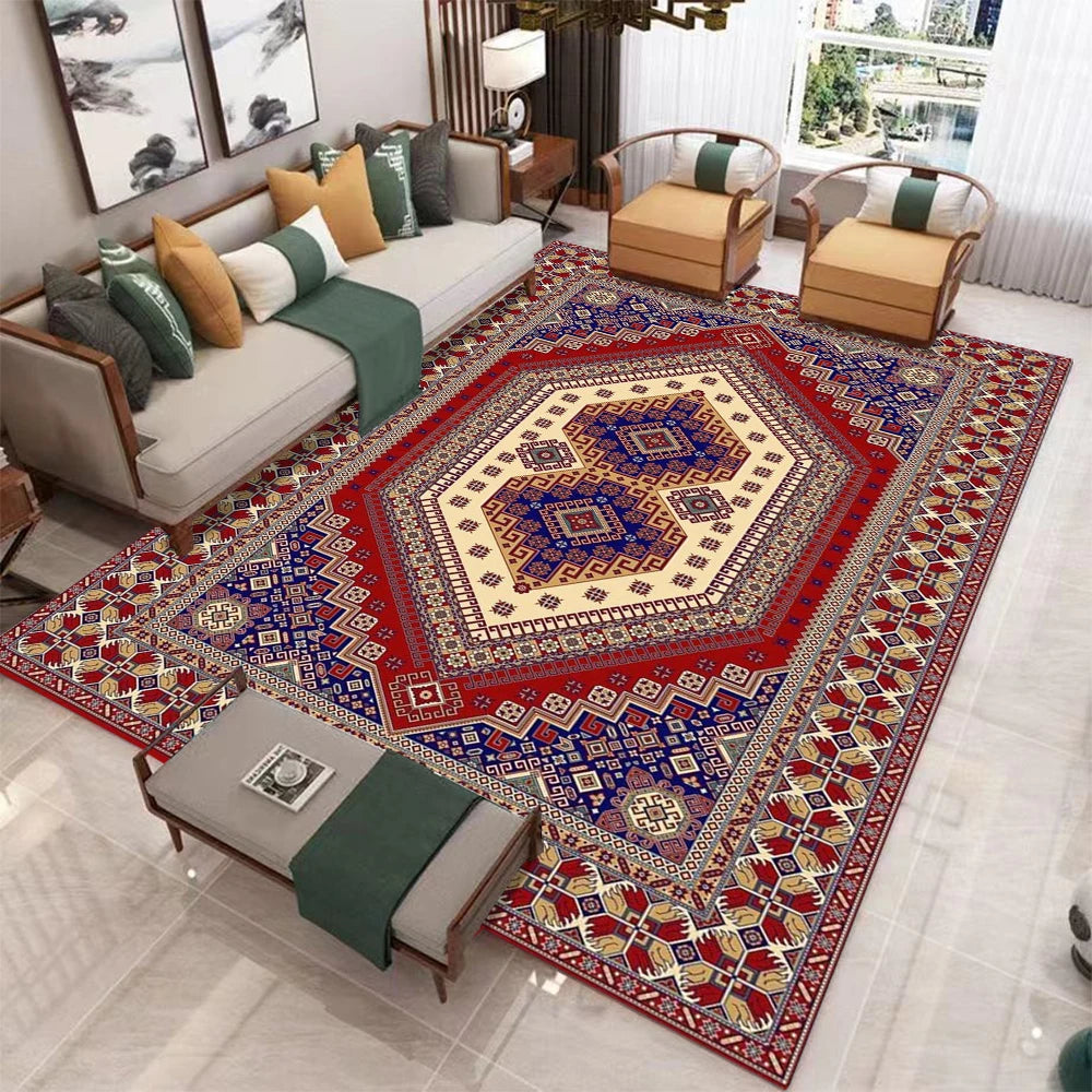 Oriental Red Persian Vintage Area Rug