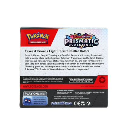 Pokemon Prismatic Evolutions Phantasmal Flames Booster Box 360 Cards