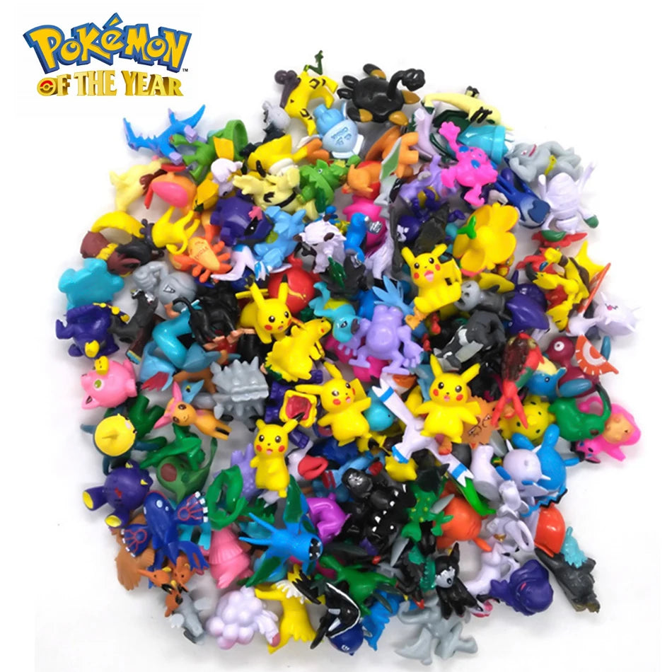 Pokemon Mini Action Figure Set 24 144 Pieces