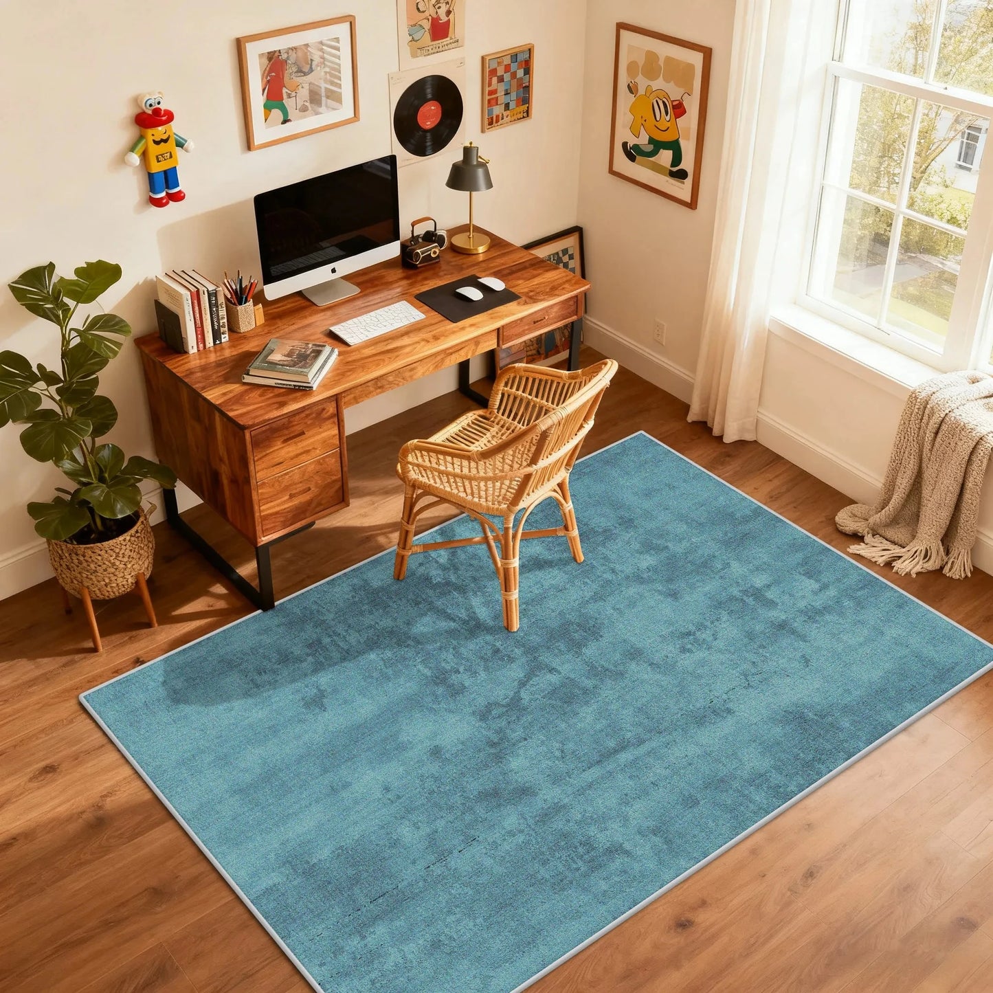 VIKAMA Luxury Style Non-Slip Floor Mat Rug