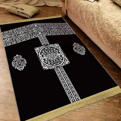 VIKAMA Portable Prayer Mat Foldable Kneeling Rug Indoor Outdoor Pilgrimage Mat Family Use Travel Prayer Carpet
