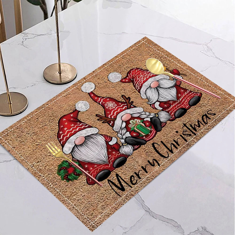 Christmas Bell Tree Snowflake Placemat