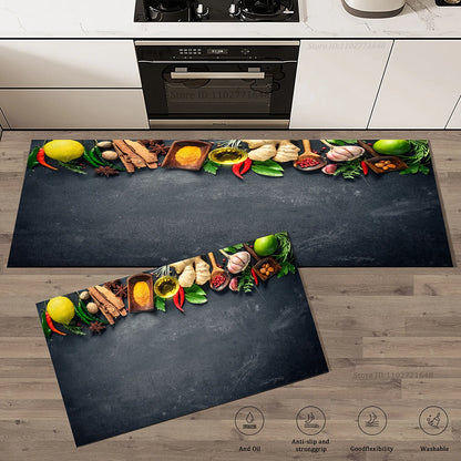High Quality Kitchen Mat Absorbent Non-Slip Washable Long Rug Bathroom Living Room Entrance Doormat Anti-Fatigue Carpet Home Decor