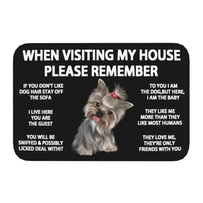Staffordshire Bull Terrier Non-Slip Doormat Kitchen Bathroom Bedroom Balcony Entrance Floor Rug Home Decor
